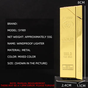 Briquet à gaz <span class=keywords><strong>butane</strong></span> personnalisé avec logo réglable SY-<span class=keywords><strong>901</strong></span>, coupe-vent en métal, pour cadeaux d'affaires - Product Image 5