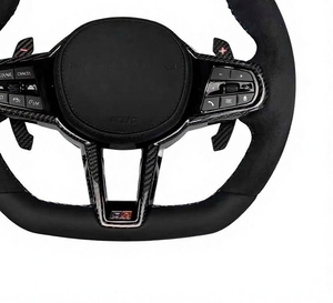 <span class=keywords><strong>Volant</strong></span> en fibre de carbone avec palettes de changement de vitesse pour Toyota Supra A90/a91 GR F10 Mk5 Mk4 G8X 2019 2020 <span class=keywords><strong>2021</strong></span> 2022 2023 2024 2025 - Product Image 3
