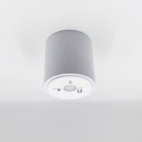 Plafonnier LED d'urgence encastré avec boîtier ABS, batterie de secours rechargeable non entretenue, couvercle de rechange pour surface
