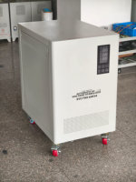 Stabilisateur de tension monophasé 60 kVA 220 V, type servo TND SVC AC 50/60 Hz AVR CE, cuivre, usage industriel et supermarché