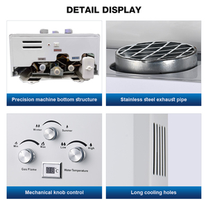 เครื่องทำน้ำอุ่นแก๊สธรรมชาติแบบไม่ใช้ถัง ความจุ 6-20 ลิตร สำหรับห้องน้ำ พร้อมตัว<span class=keywords><strong>แลก</strong></span>เปลี่ยนความร้อนทองแดง บริการดี เหมาะสำหรับใช้ในบ้านและรถยนต์  ขั้นต่ำในการสั่งซื้อน้อย - Product Image 2