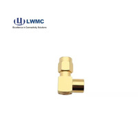 Serie SMA RF 250. Conectores de cable SMA soldadura macho de ángulo recto para 250. Cable