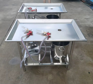 Máquina Inyectora de Carne Manual Comercial de Acero Inoxidable, Capacidad de 300 kg/h, 110V/220V, para Plantas de Procesamiento de Alimentos - Product Image 2