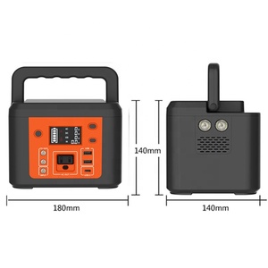 สถานีพลังงานแบตเตอรี่ลิเธียม 180w อินเวอร์เตอร์แบบพกพาคลื่นไซน์บริสุทธิ์ เครื่องกำเนิดพลังงานแสงอาทิตย์ - Product Image 3