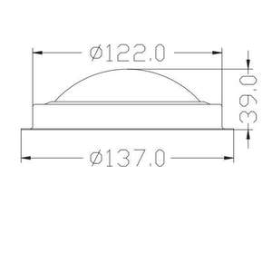 E012024 요트 RV 소방차 천장등 스테인리스 스틸 <span class=keywords><strong>LED</strong></span> 루프 독서등 12V 3인치 4인치 5인치 해양용 - Product Image 6
