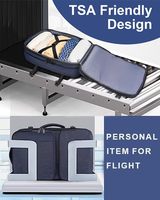 Sac à dos pour articles personnels approuvé par la TSA, extensible, bagage à main avec cubes de rangement, sac de voyage léger et résistant à l'eau pour les vols