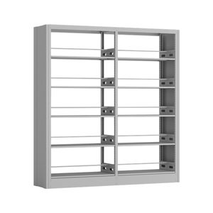 Librería Metálica Moderna, Móvil y con Cerradura para el Hogar u Oficina, Estantes para Almacenamiento de Revistas y Periódicos - Product Image 3