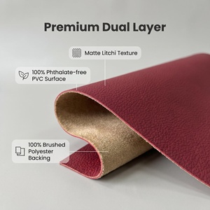 Tessuto per Tappezzeria da Esterno Goffrato Impermeabile Anti-UV, Pelle Sintetica in PVC Royal Classic 1.2mm 700gsm per Divani da Patio e Nautica - Product Image 5