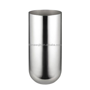 Venta al por mayor de alta gama de acero inoxidable 304 jarrones para arreglos florales impermeable hidropónico hogar florero de mesa de metal - Product Image 1