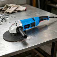 Meuleuse d'angle électrique 180 mm (7 pouces) pour le meulage, la découpe, le polissage du métal et de la pierre, l'élimination de la rouille – Outil électrique industriel
