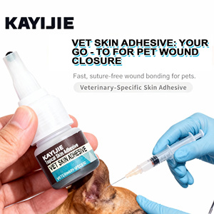 KAYIJIE N-butilcianoacrilato 2-octilcianoacrilato Adhesivo Tisúreo Tópico Pegamento Médico para la Piel de Animales y Mascotas - Product Image 3