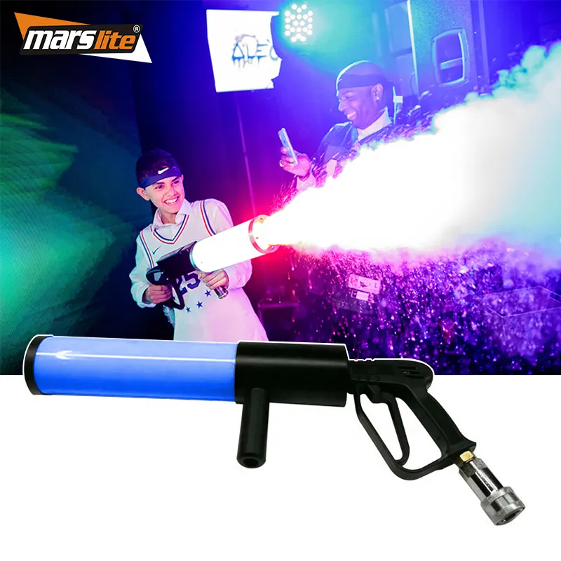 Pistolet à Air comprimé Marslite, avec effet spécial, Led, pistolet Co2 manuel pour Dj, Machine à brouillard