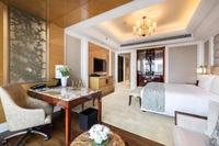 Ensemble de meubles de chambre d'hôtel de luxe moderne SHIYI, lit et bureau en marbre sur mesure pour suite de chambre d'hôtel 5 étoiles