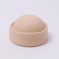 Chapeau Pillbox en Laine Hepburn pour Femme, Style Vintage Français, Old Money, Artistique, Béret, Mini Chapeau d'Hôtesse de l'Air, Luxe Automne Hiver