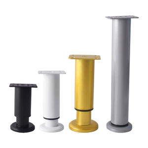 <span class=keywords><strong>Pieds</strong></span> <span class=keywords><strong>de</strong></span> meubles ronds réglables en hauteur sans perçage avec un design moderne pour salon salle <span class=keywords><strong>de</strong></span> bain canapés tables lits - Product Image 1