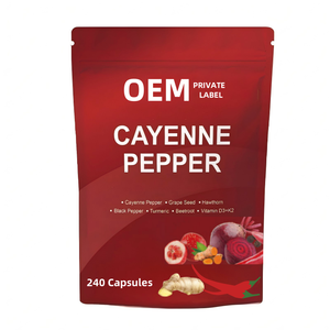 代工Wholesale12-in-1辣椒软胶囊甜菜根提取物葡萄籽和D3 K2维生素草本补充剂 - Product Image 1