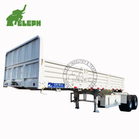 Remorque à plateforme ouverte Superlink à double essieu de 20 pieds avec parois latérales pour camion