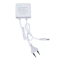 Adaptateur d'alimentation extérieur 12V 1A/2A 12W, résistant à la pluie, résistant aux intempéries, transformateur de caméra de vidéosurveillance, connexion à brancher en courant continu
