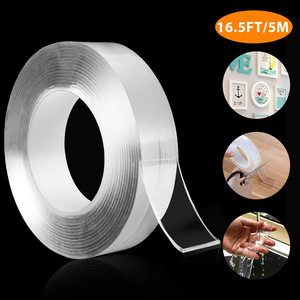 Vendita calda Super <span class=keywords><strong>forte</strong></span> nastro adesivo acrilico impermeabile <span class=keywords><strong>trasparente</strong></span> doppio lato Nano adesivo per mascheratura lavabile - Product Image 2
