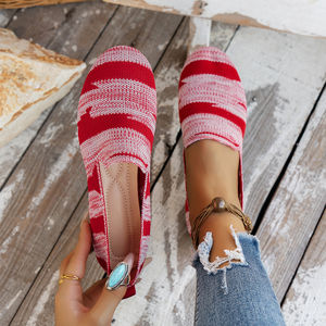 Commerce extérieur 2025 nouvelle mode tête ronde chaussures plates bouche peu profonde paresseux grande taille sans lacet grande taille chaussures pour femmes <span class=keywords><strong>mocassins</strong></span> - Product Image 5