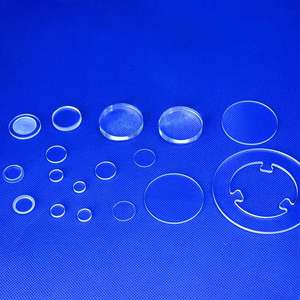 <span class=keywords><strong>Disque</strong></span> circulaire en quartz transparent de haute pureté, plaque en verre de quartz, joint usiné, résistant aux hautes températures pour laboratoire - Product Image 1