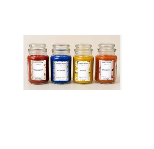 Large Scented Glass <b>Cookie</b> <b>Jar</b> Candle with Lid Premium Luxury Fragrance Candle for Home Decor Relaxation and Gift Giving - Product Image 2