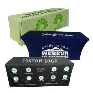 Custom Printed Advertisement <b>Round</b> Cocktail <b>Table</b> <b>Cloth</b> <b>Table</b> <b>Cloth</b> Cover <b>Table</b> <b>Cloth</b> Fabric - Product Image 1