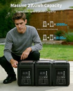 SUPER Portable Battery Power Station 1000W/2000W High-Efficiency Manual Solar <b>Generator</b> for Outdoor <b>Camping</b> RV Home Emergency - Product Image 2