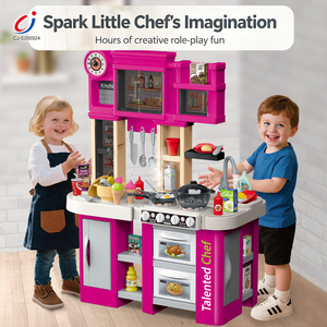 Jouet <span class=keywords><strong>de</strong></span> <span class=keywords><strong>cuisine</strong></span> pour enfants Chengji, jouet <span class=keywords><strong>de</strong></span> simulation, cuisinière électrique, lumière, musique, ensemble <span class=keywords><strong>de</strong></span> jouets <span class=keywords><strong>de</strong></span> <span class=keywords><strong>cuisine</strong></span> en plastique pour enfants, jeux <span class=keywords><strong>de</strong></span> <span class=keywords><strong>cuisine</strong></span> - Product Image 3