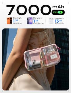 LISEN <span class=keywords><strong>Batterie</strong></span> <span class=keywords><strong>Externe</strong></span> Ultra-Compacte 22.5W <span class=keywords><strong>7000mAh</strong></span> Mini Chargeur Portable Petite Banque d'Alimentation USB C pour iPhone 17 Samsung iPad AirPods - Product Image 5