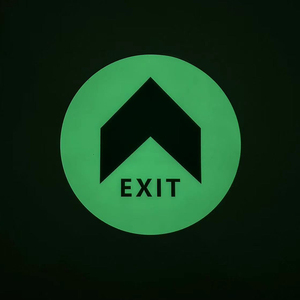 لافتات خروج مضيئة ذاتيًا غير كهربائية تتوهج في الظلام - Product Image 6