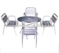 Table de pique-nique en aluminium pour l'extérieur, idéale pour le camping