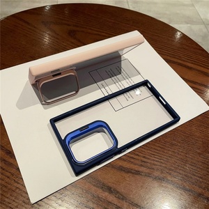 เคสอะคริลิกใสแบบใหม่พร้อมขายึดเลนส์สำหรับ Samsung S24ultra S25 S23 Plus - Product Image 3