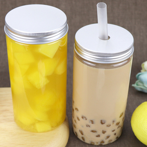Vaso de Plástico Desechable de 500 ml con Tapa, Boca de 53 mm, PET, para Bebidas, Venta al Por Mayor - Product Image 1