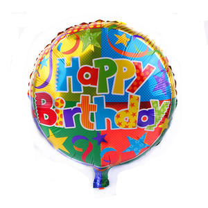 Compre Globos Redondos de Aluminio HLC de 18 Pulgadas para Cumpleaños, Globos de Helio para Decoración de Fiestas de Cumpleaños Feliz Día - Product Image 2