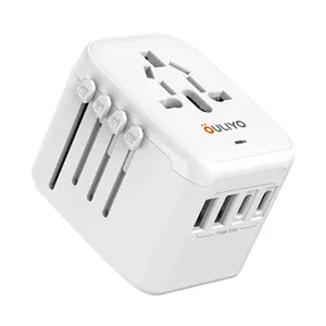 Universal World Travel Adapter Cargador Euro Plug UK Socket Converter Smart Adapter