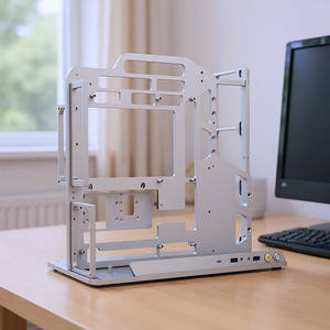 Socooler SOC-J <span class=keywords><strong>haut</strong></span> <span class=keywords><strong>de</strong></span> <span class=keywords><strong>gamme</strong></span> Mid Tower Gaming Computer Case ATX Mid Tower avec panneau en verre trempé pour les joueurs <span class=keywords><strong>PC</strong></span> - Product Image 1