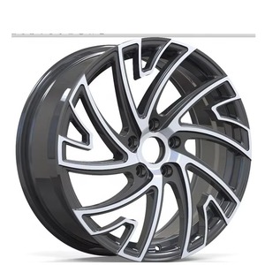 Pour les nouvelles jantes en alliage concave personnalisées 18/20/22/24 pouces 5x1143 ET40 voiture de tourisme de rechange citroën c-crosser <span class=keywords><strong>jante</strong></span> noir - Product Image 1