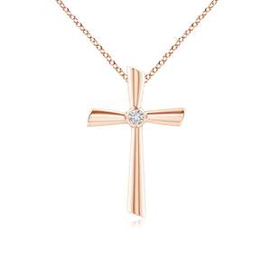 Nuevo Collar con Colgante de Lujo Chapado en Rodio con Diamante Cultivado en Laboratorio con Certificación IGI de Oro Amarillo de 14K, Corte Brillante, para Mujer, Ideal para Fiestas - Product Image 6