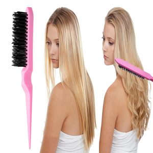 Ensemble professionnel de 8 brosses à cheveux, outils <span class=keywords><strong>Topsy</strong></span> <span class=keywords><strong>Tail</strong></span>, brosses à touffes, peignes à queue de rat en plastique et métal pour le contrôle des bords - Product Image 3