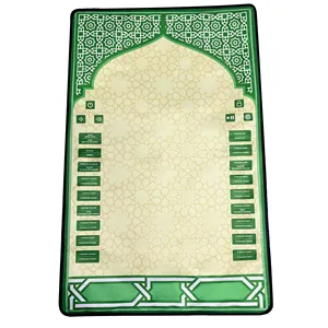 big size muslim prayer rug Russia, Uzbekistan, Kazakhstan, Tajikistan, Kyrgyzstan prayer mat with 5 language