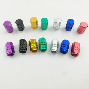 ฝาครอบวาล์วอะลูมิเนียมอัลลอยด์ทรงหกเหลี่ยมหลากสีสำหรับยางรถยนต์แบบไม่มียางในมาตรฐานอเมริกัน - Product Image 2