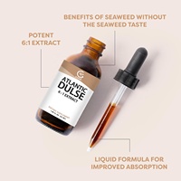 Offre spéciale OEM Atlantic Dulse Liquid 2 Floz fournit une source naturelle d'iode qui soutient la santé du système immunitaire de la glande thyroïde