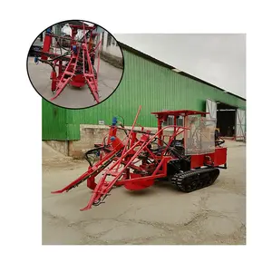 Factory price agricultural equipment mini sugarcane combine harvester combining corn harvester