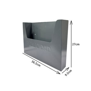 Exhibidor de Folletos Metálico de Pared, Caja de Almacenamiento de Folletos Resistente para Oficinas y Espacios Comerciales - Product Image 6