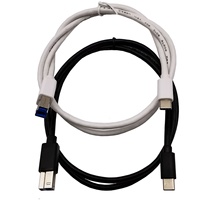 Cable de impresora 2M USB tipo C 3,1 a 3,0 B BM Compatible con estación de acoplamiento Escáner de controladores Duros Externos