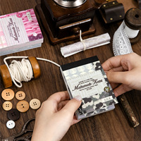 100 feuilles par paquet, notes autocollantes Matsumae, série de notes décoratives style vintage pour bullet journal