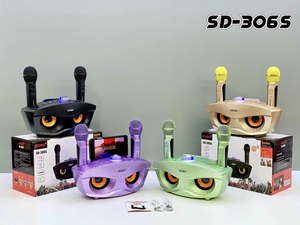 Sd306S, el Nuevo Dispositivo Electrónico Familiar, Karaoke 2 en 1, Altavoz Inalámbrico Portátil con Micrófono Dual, Altavoz con <span class=keywords><strong>Sonido</strong></span> <span class=keywords><strong>de</strong></span> Bajos - Product Image 3