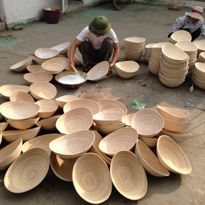 Bols en bambou filé écologiques personnalisés bols légers et durables pour un usage domestique conception durable style salades fruits riz - Product Image 3