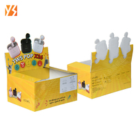 Support d'affichage en carton double face lumineux avec logo personnalisé imprimé pour l'emballage de produits électroniques en magasin de détail OEM/ODM